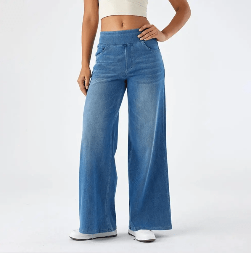 Elara · Pantalon Élégant à Taille Élastique