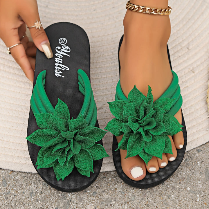 Elara · Sandales Élégantes à Fleurs Livia