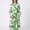 Sabine | Robe Maxi à Manches Longues avec Ceinture à Nouer