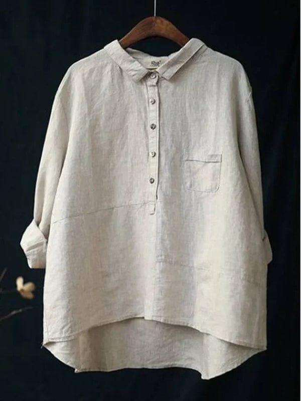 Elvie | Blouse d'été en lin élégante
