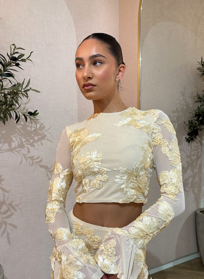 Elara · Ensemble Floral Brodé
