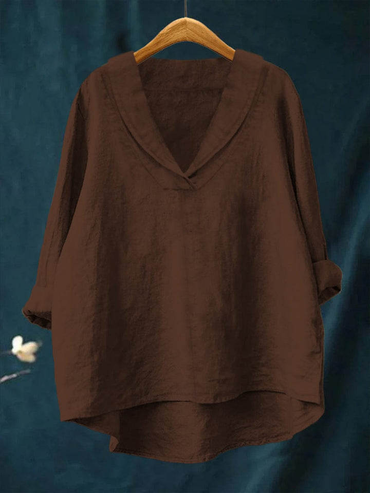 Samantha | Blouse d'été en lin élégante