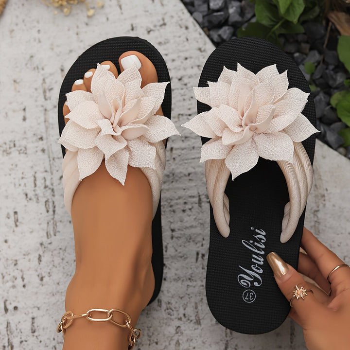Elara · Sandales Élégantes à Fleurs Livia