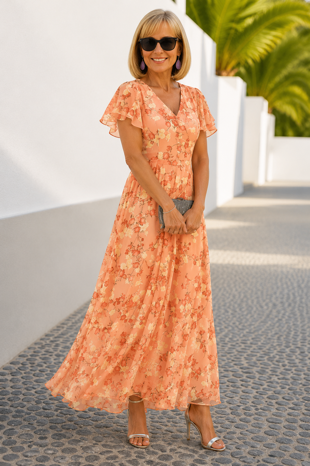 Judith | Robe Midi Élégante