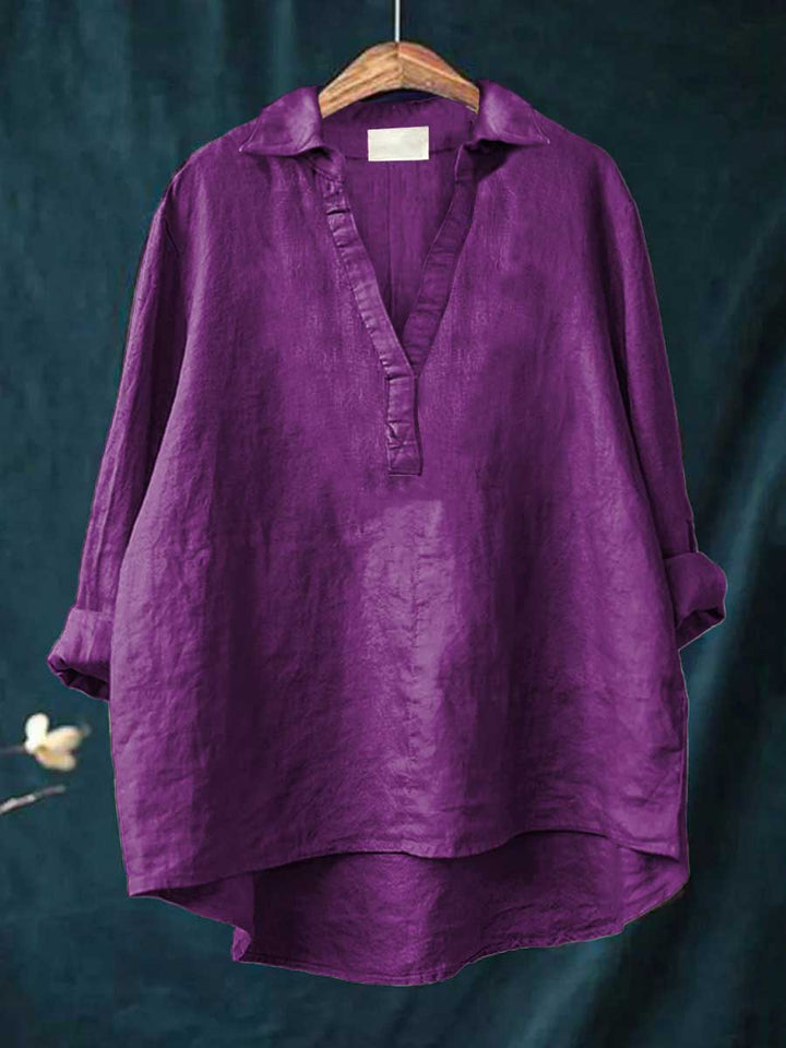 Andrea | Blouse d'été en lin élégant