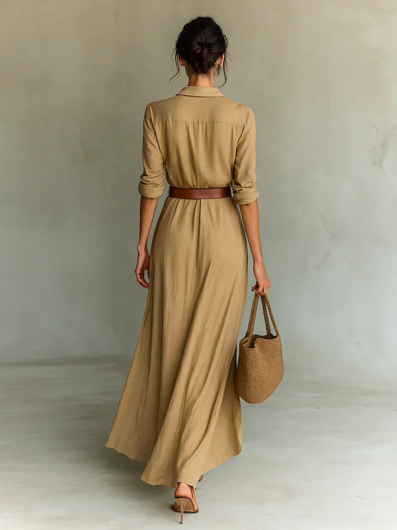 VICTORIA | Robe longue décontractée