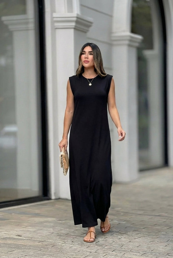 Inma | Robe longue fluide anti-pli