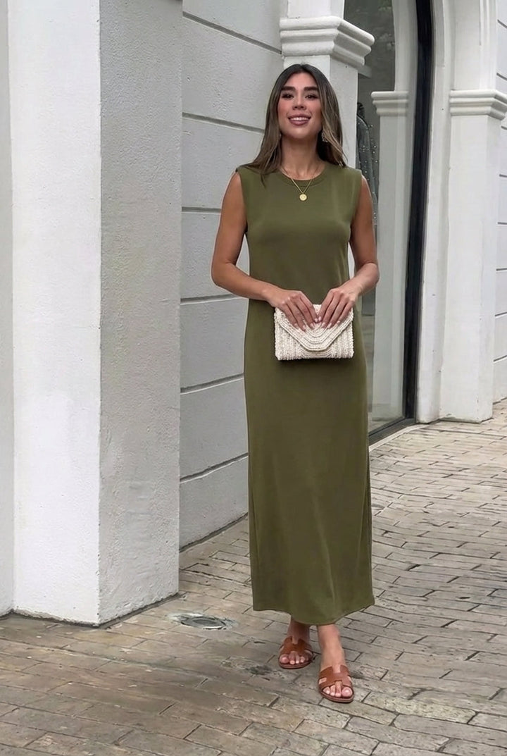 Inma | Robe longue fluide anti-pli