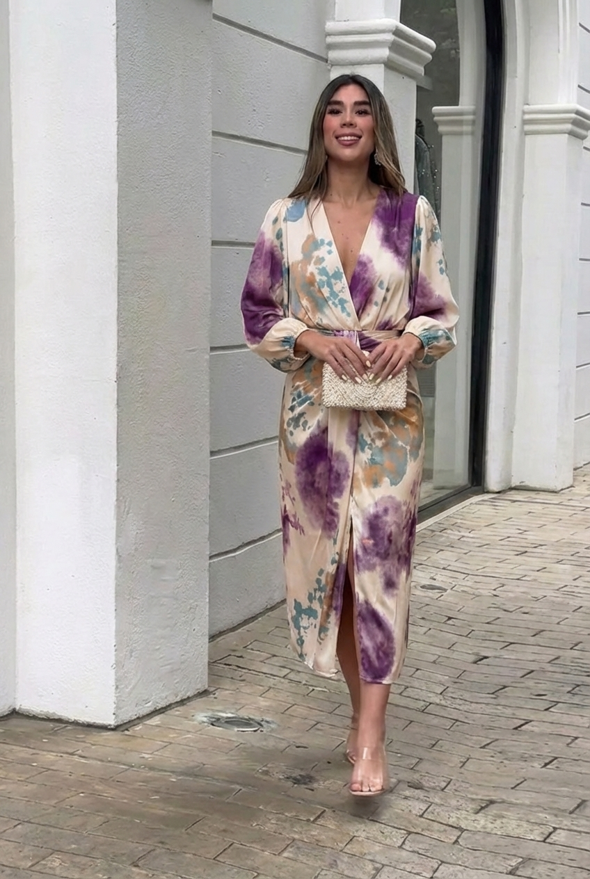 Valeria | Robe Élégante avec Décolleté en V