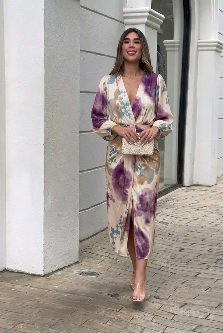 Valeria | Robe Élégante avec Décolleté en V
