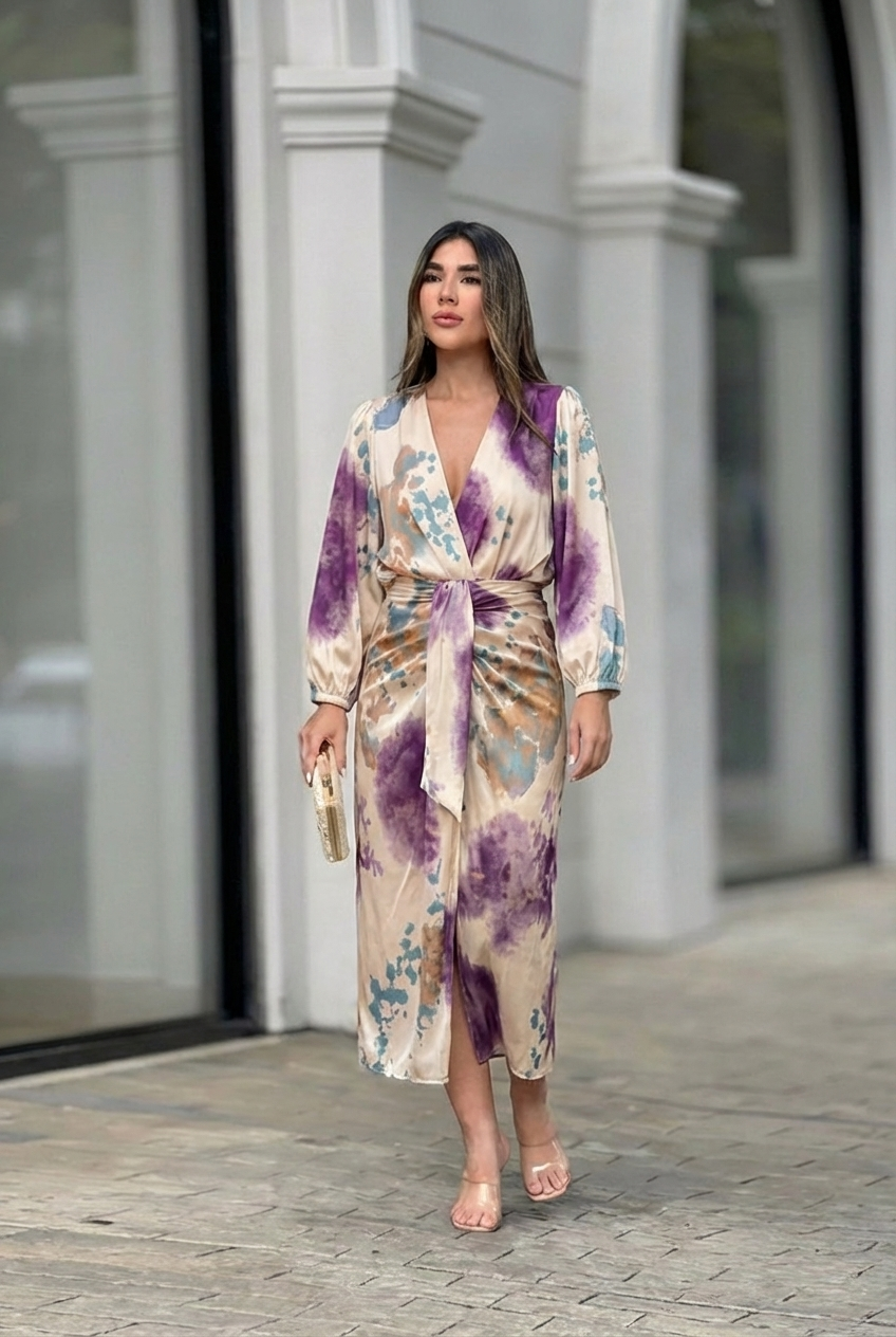 Valeria | Robe Élégante avec Décolleté en V