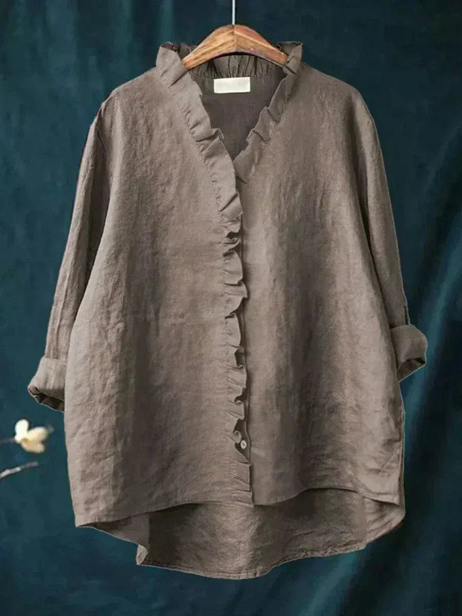 Eline | Blouse d'été en lin élégant