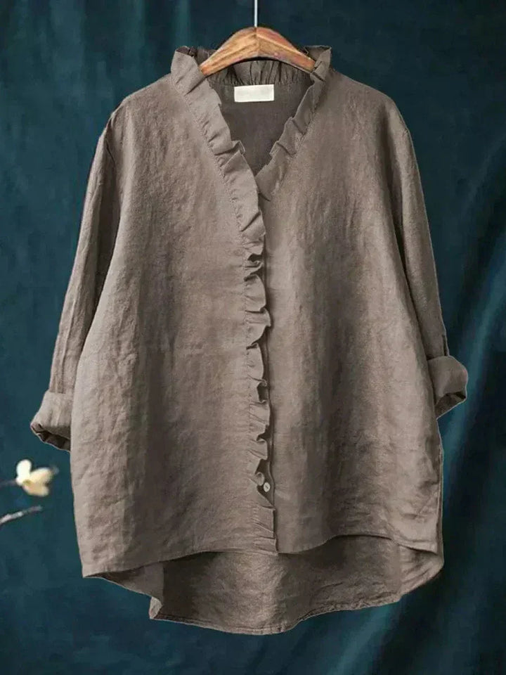 Eline | Blouse d'été en lin élégant