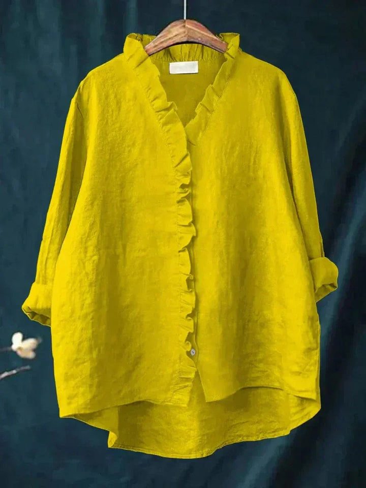 Eline | Blouse d'été en lin élégant