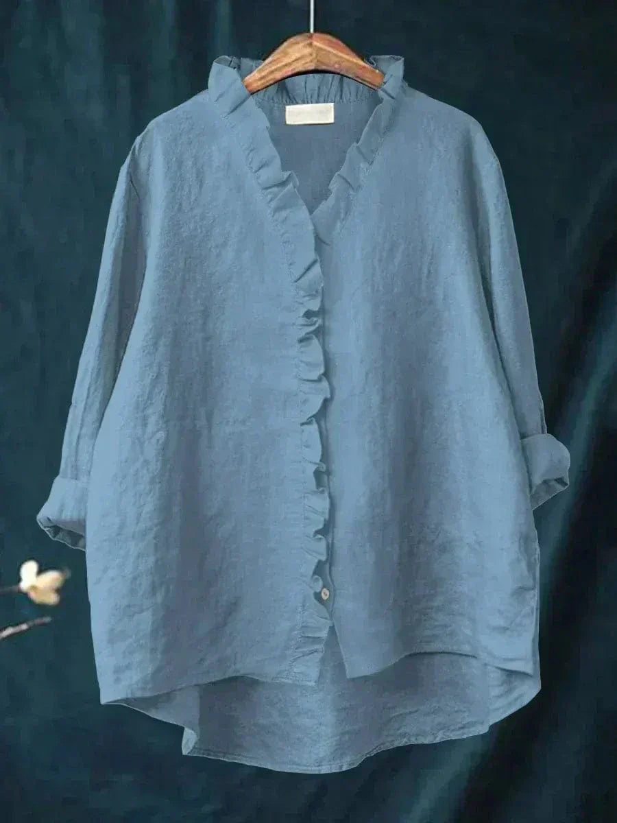 Eline | Blouse d'été en lin élégant