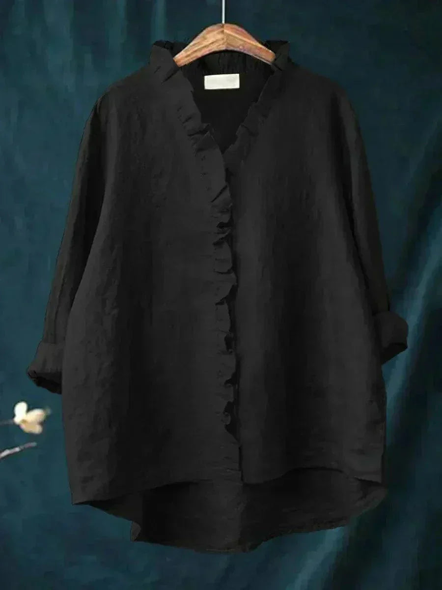 Eline | Blouse d'été en lin élégant