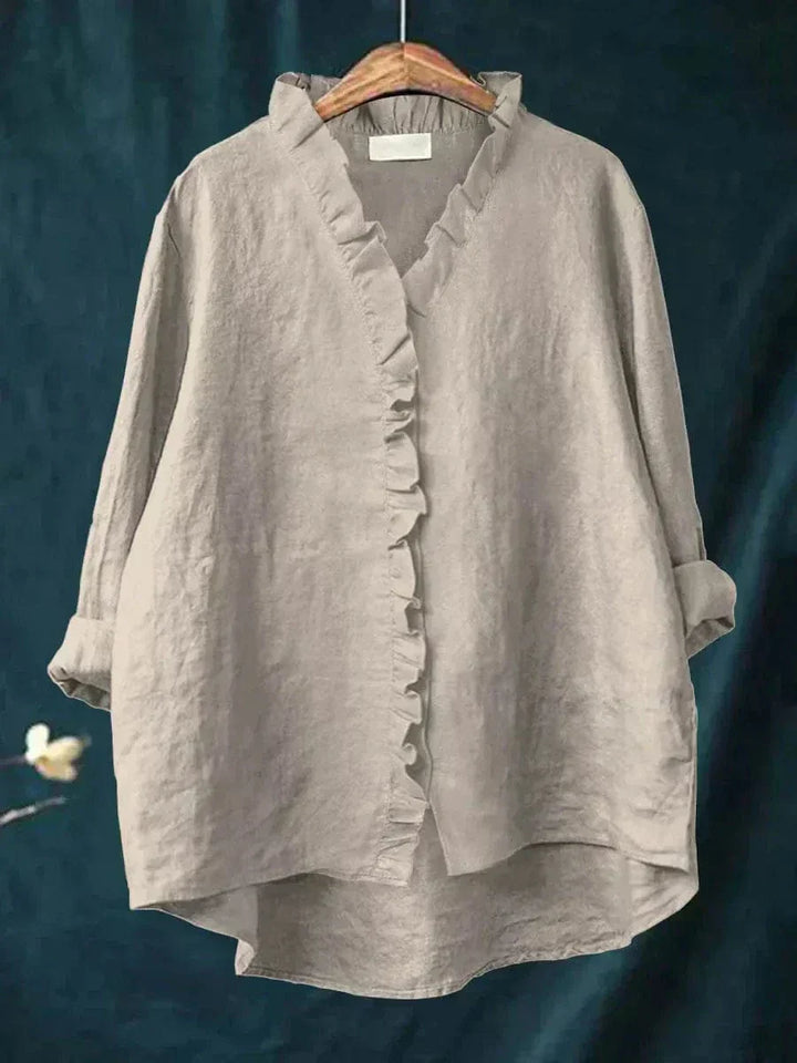 Eline | Blouse d'été en lin élégant