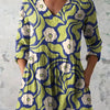 Olivia | Chemisier V-Neck Floral Romantique