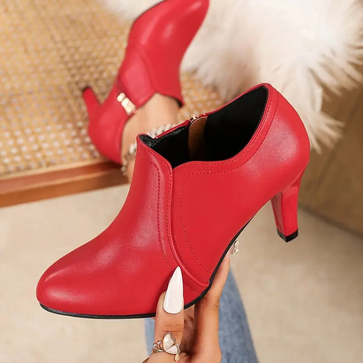 Elara · Bottines Élégantes à Talon Soutenu