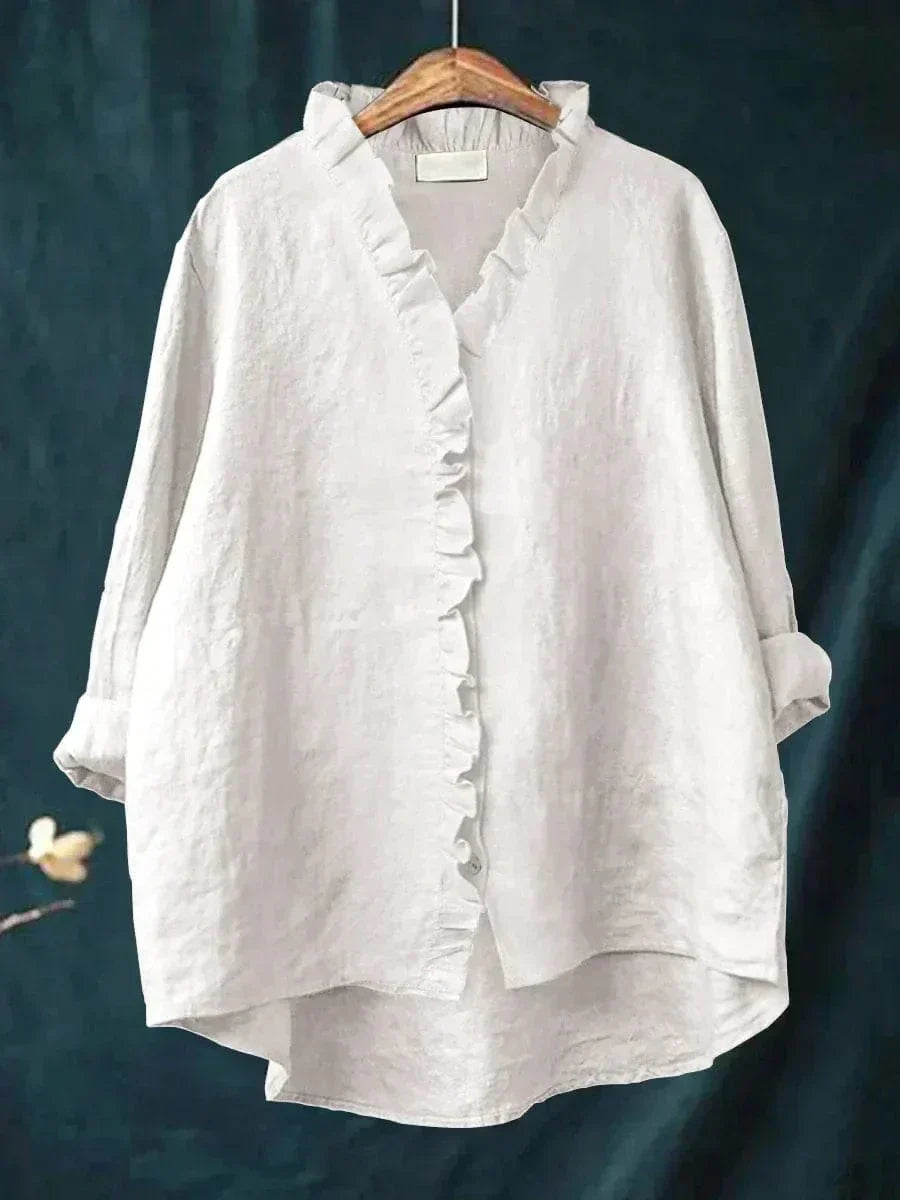 Eline | Blouse d'été en lin élégant
