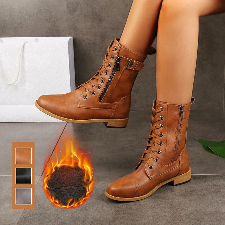 Silvia - Bottes avec soutien plantaire à bout rond