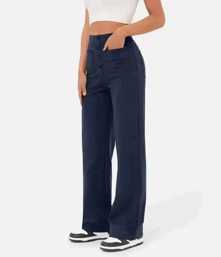 Elara · Pantalons Élastiques Chic et Confortables