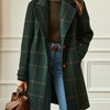 Elara · Manteau en Laine à Carreaux Élégant