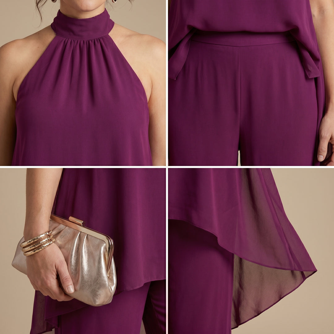 Sophie | Ensemble Élégant Halter avec Pantalons