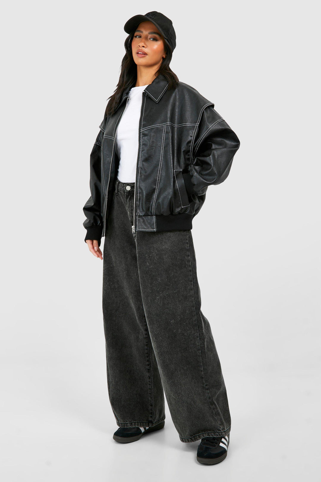 Elara · Oversized Bomber Jacket