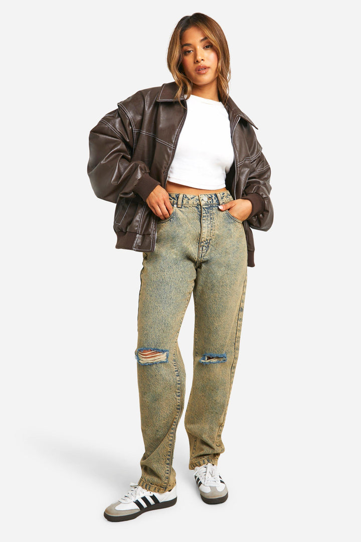 Elara · Oversized Bomber Jacket