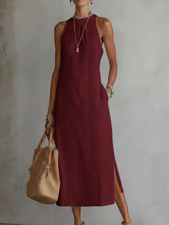 Chloe | Robe Midi d'Été Élégante