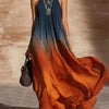 Paula | Robe longue halter/V dégradée
