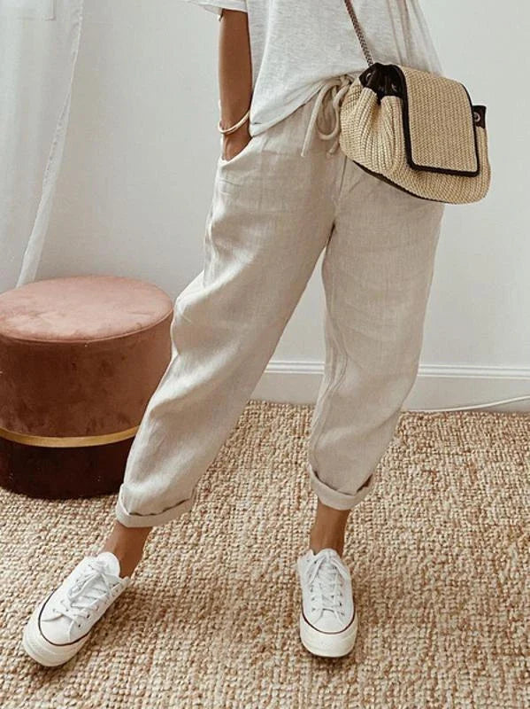 Agatha | Pantalon Décontracté & Élégant