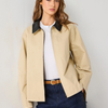 Elara · Veste Élégante à Col Contrastant