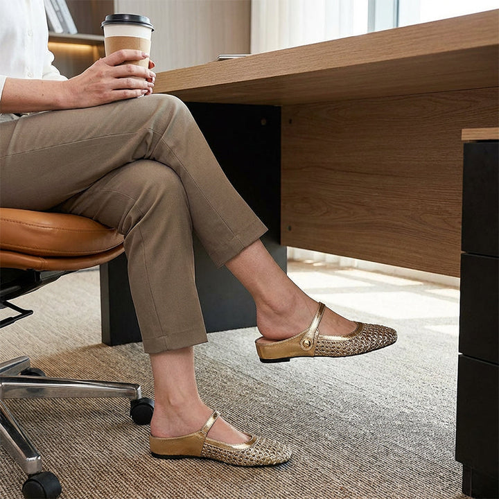 Bella | Mules Mary-Jane Sans Talon