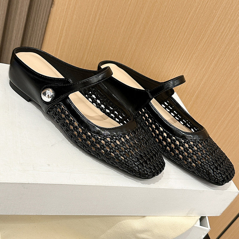 Bella | Mules Mary-Jane Sans Talon