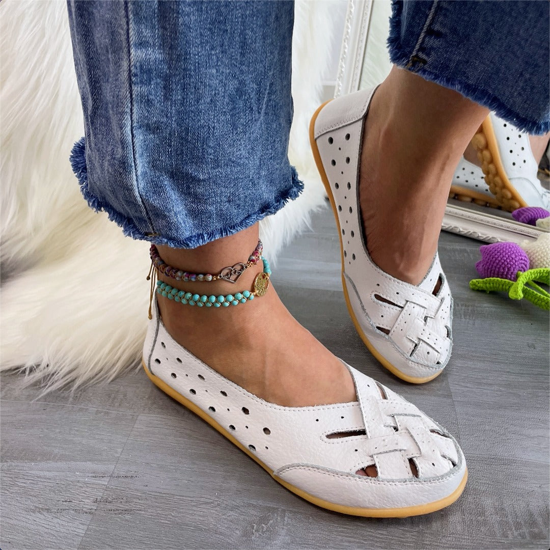 Elara · Mocassins Élégants en Cuir Respirant