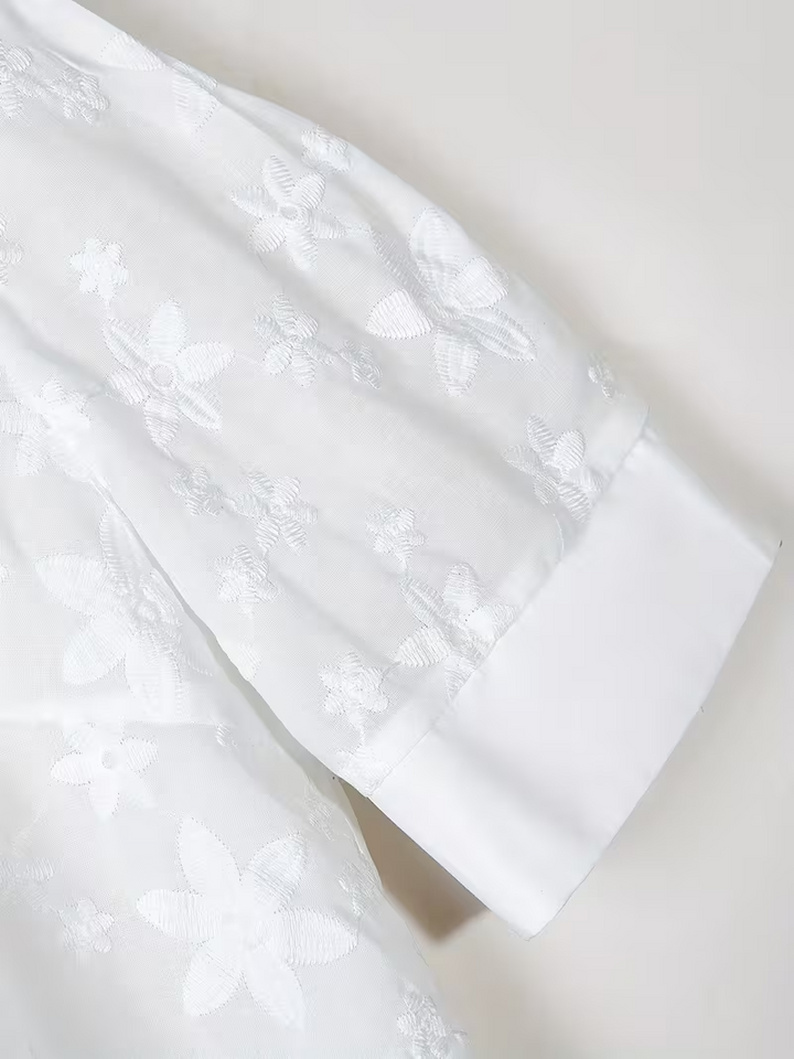 Elara · Blouse Élégante à Imprimé Floral