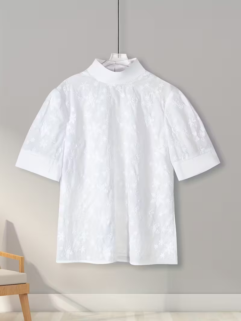Elara · Blouse Élégante à Imprimé Floral