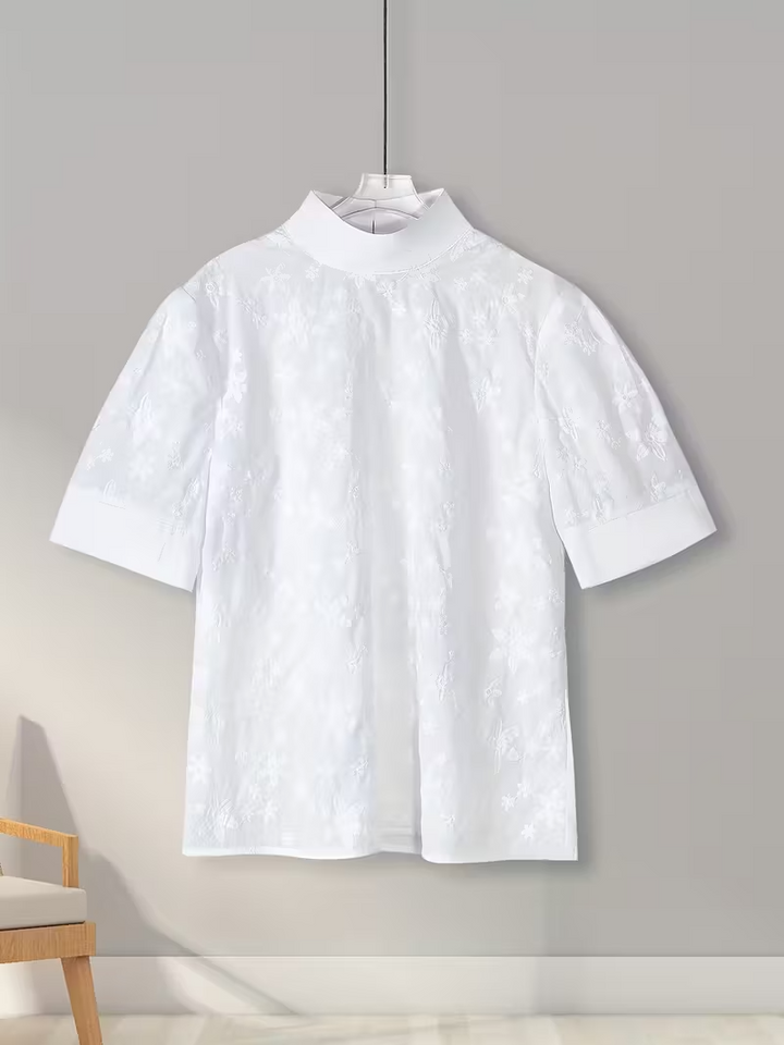 Elara · Blouse Élégante à Imprimé Floral