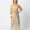 Cressida | Robe Maxi Longue à Manches Longues Fleurie