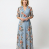 Elowen | Robe Maxi V en Fleur