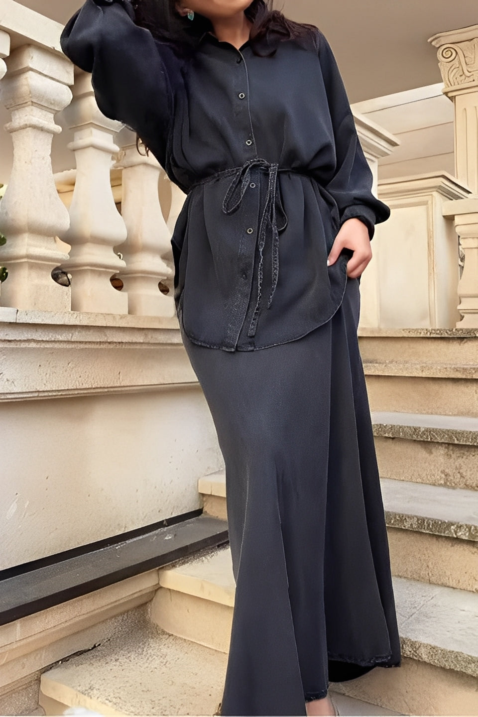 Radomira – ensemble avec blouse nouée