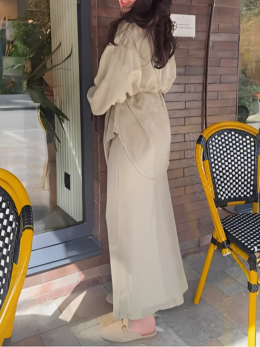 Radomira – ensemble avec blouse nouée