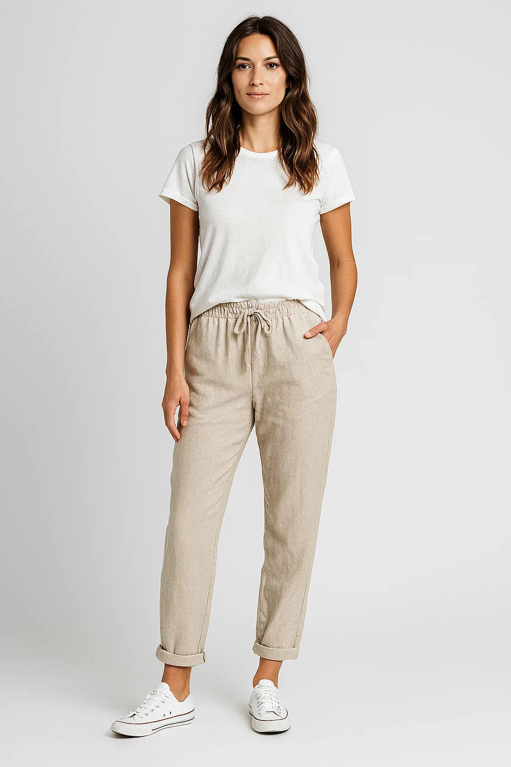 Elara · Pantalon en coton élégant